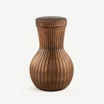 Ecoveya Antique Rope Copper Damru Pot