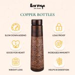 Ecoveya Antique Etching Hydrate Copper Bottle - Image 2