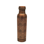 Ecoveya Antique Etching Aqua Copper Bottle
